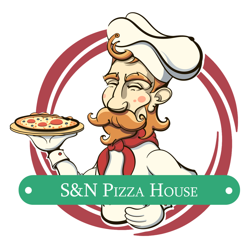 s&n pizza house logo